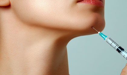 顎ヒアルロン酸注入の施術